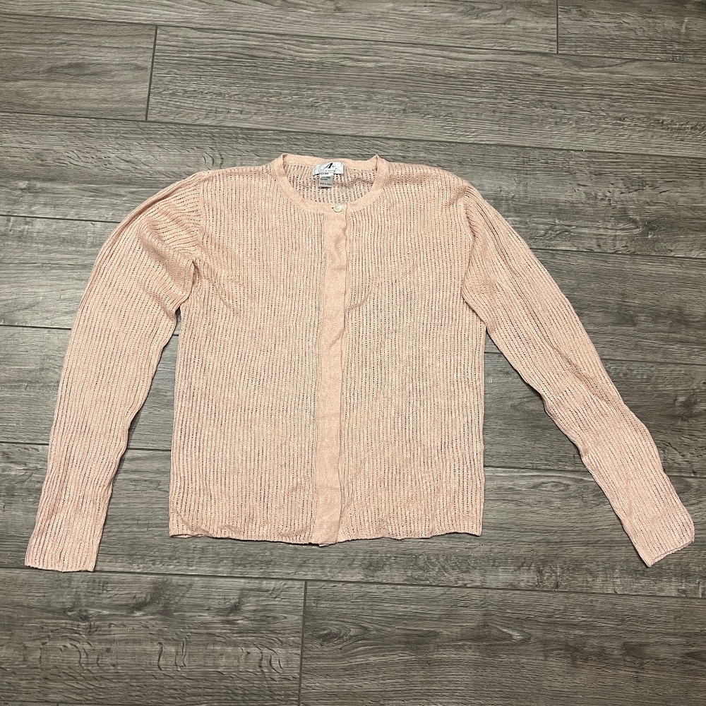 New linen cardigan A+ New York